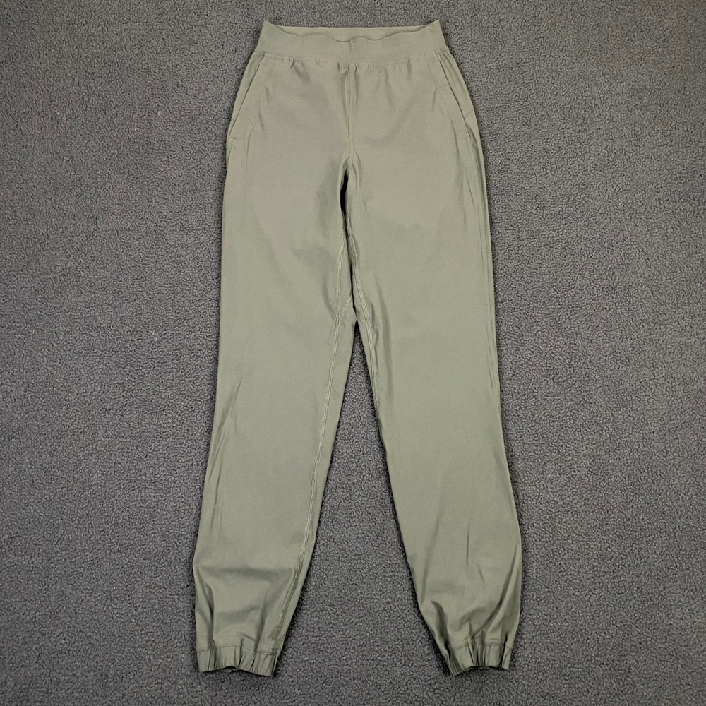 Lululemon Adapted State Jogger Womens size 2 Green Stretch Performance Pants